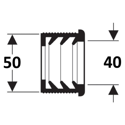 Geberit Garnitura de cauciuc pentru sifon Ø50/40 mm