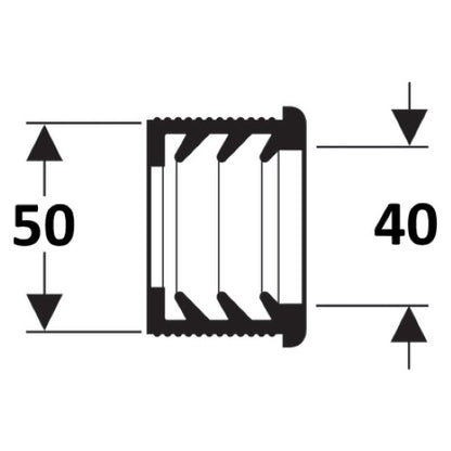 Geberit Garnitura de cauciuc pentru sifon Ø50/40 mm