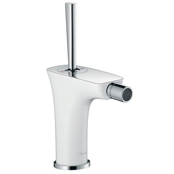 Hansgrohe PuraVida Baterie bideu monocomanda, alb/crom