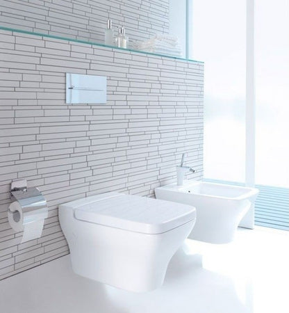 Hansgrohe PuraVida Baterie bideu monocomanda, alb/crom