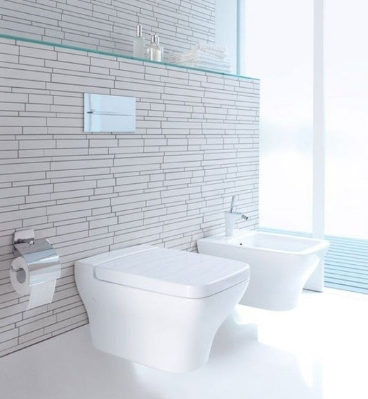 Hansgrohe PuraVida Baterie bideu monocomanda, alb/crom