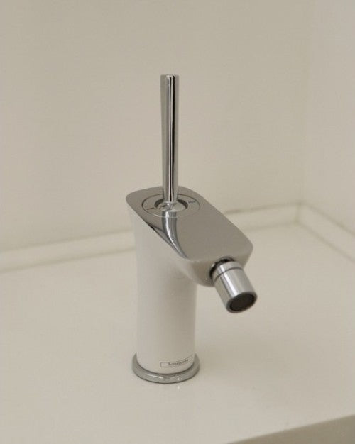 Hansgrohe PuraVida Baterie bideu monocomanda, alb/crom