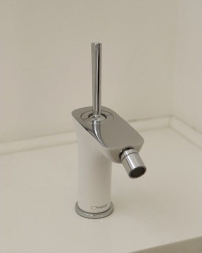 Hansgrohe PuraVida Baterie bideu monocomanda, alb/crom