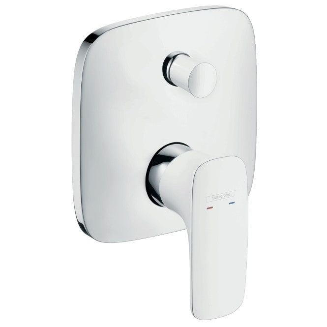 Hansgrohe PuraVida Baterie cada dus monocomanda incastrata, securizata