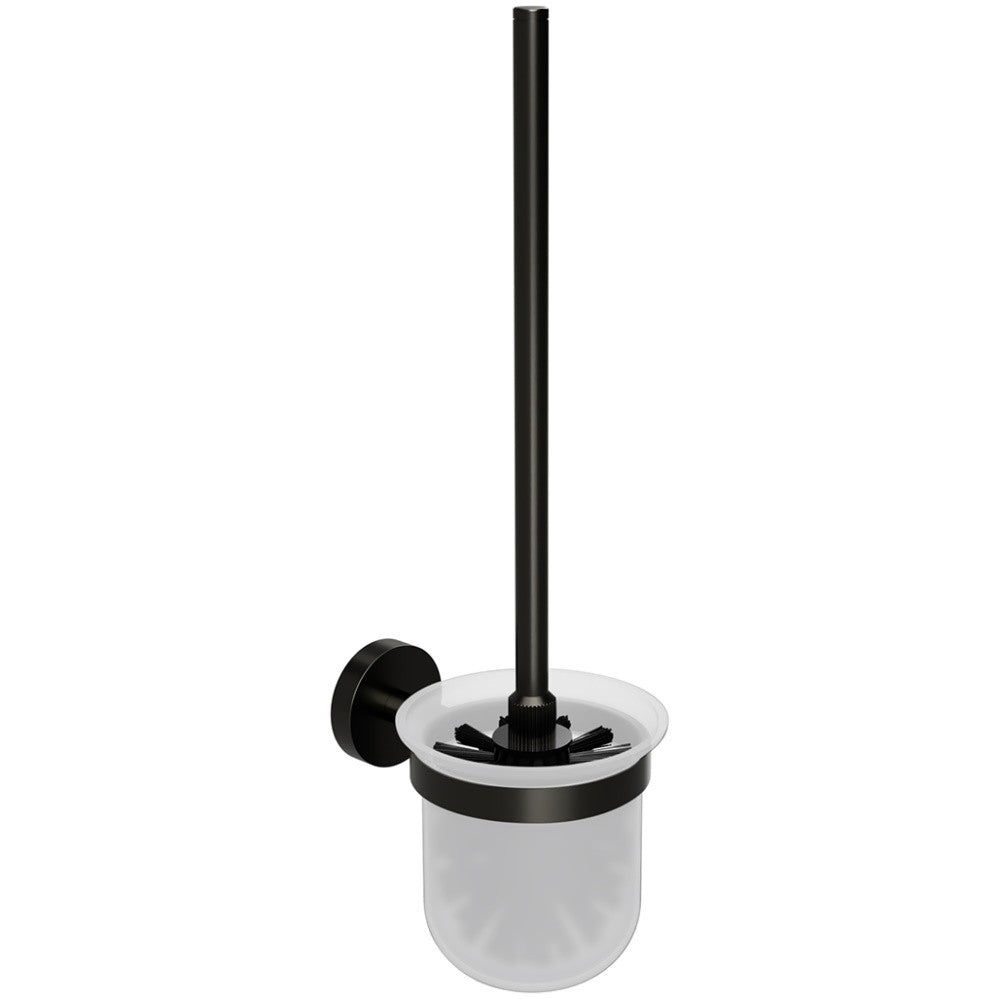 Bemeta Graphit Perie WC cu suport H37 cm, antracit
