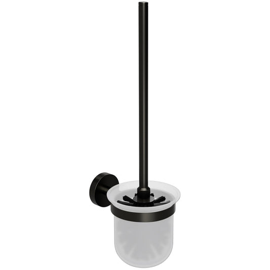 Bemeta Graphit Perie WC cu suport H37 cm, antracit