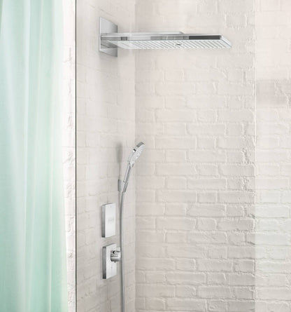 Hansgrohe ShowerSelect Glass Divertor cu 3 iesiri, alb/crom