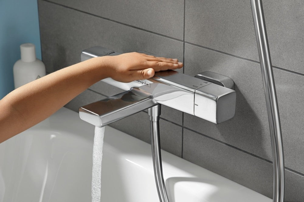 Hansgrohe Ecostat E Baterie cada dus cu termostat, Cool Contact