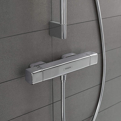 Hansgrohe Ecostat E Baterie cada dus cu termostat, Cool Contact