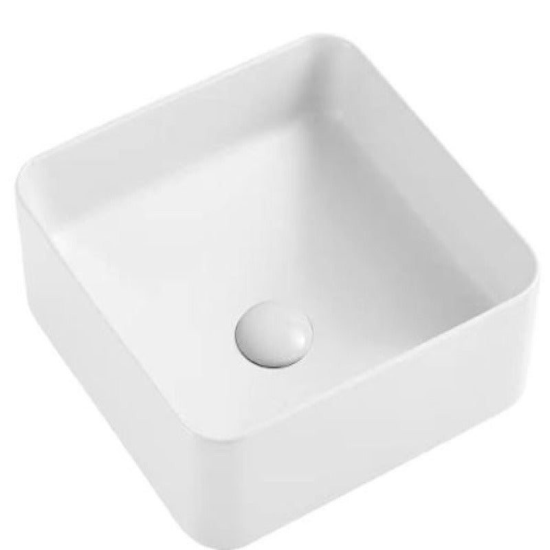 Lavoar baie pe blat Fluminia Ceres 38x38 cm