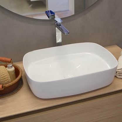 Lavoar baie pe blat Fluminia Pallas 50x38 cm
