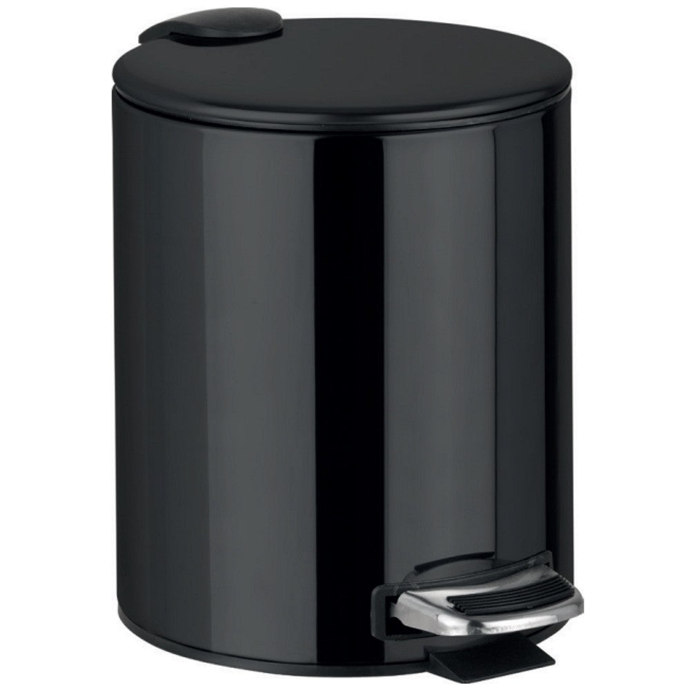Bemeta Hematit Cos de gunoi 5 l, capac soft-close, negru