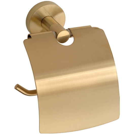 Bemeta Sablo Suport hartie igienica cu aparatoare 14 cm, auriu mat