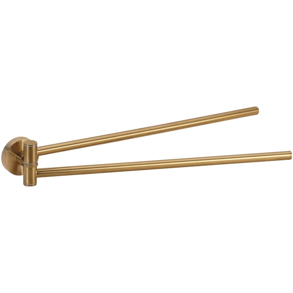 Bemeta Sablo Suport prosop baie tip bara dubla 42 cm, auriu mat