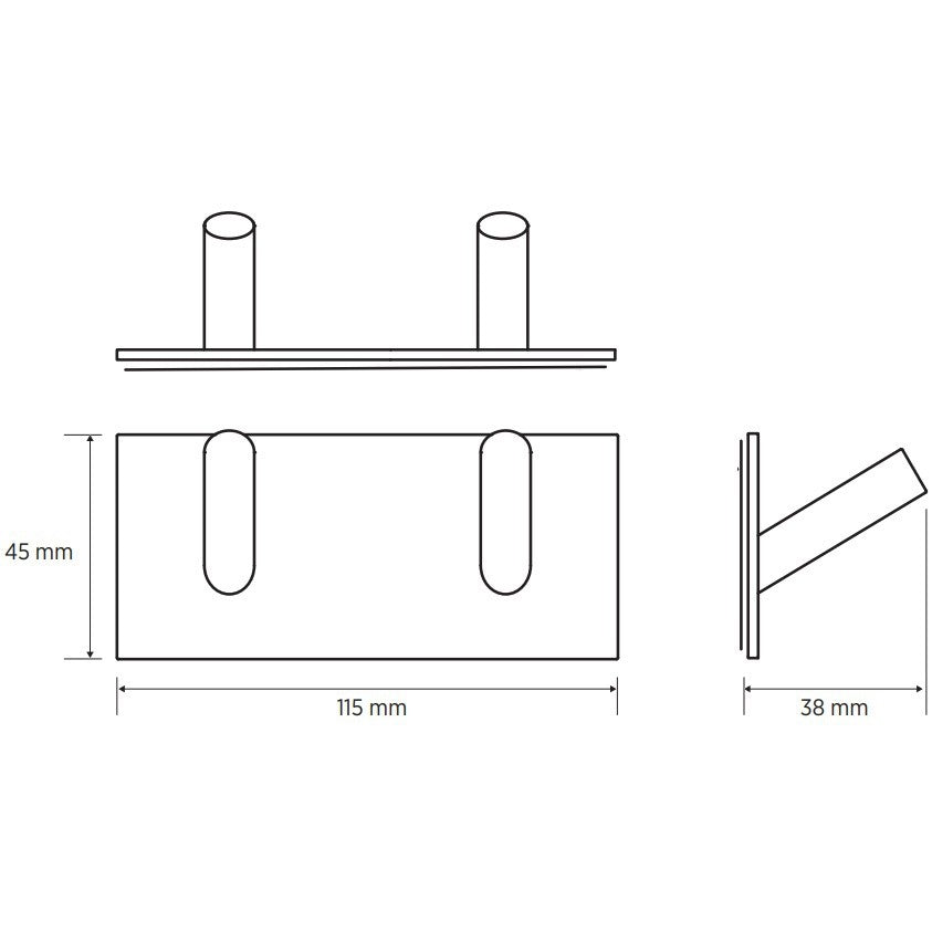 Bemeta Easy Cuier baie dublu, inox lucios