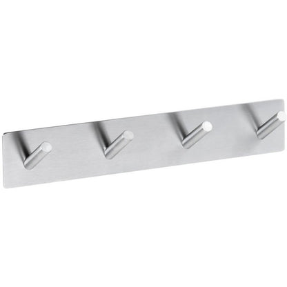 Bemeta Easy Cuier baie cu 4 brate, inox mat