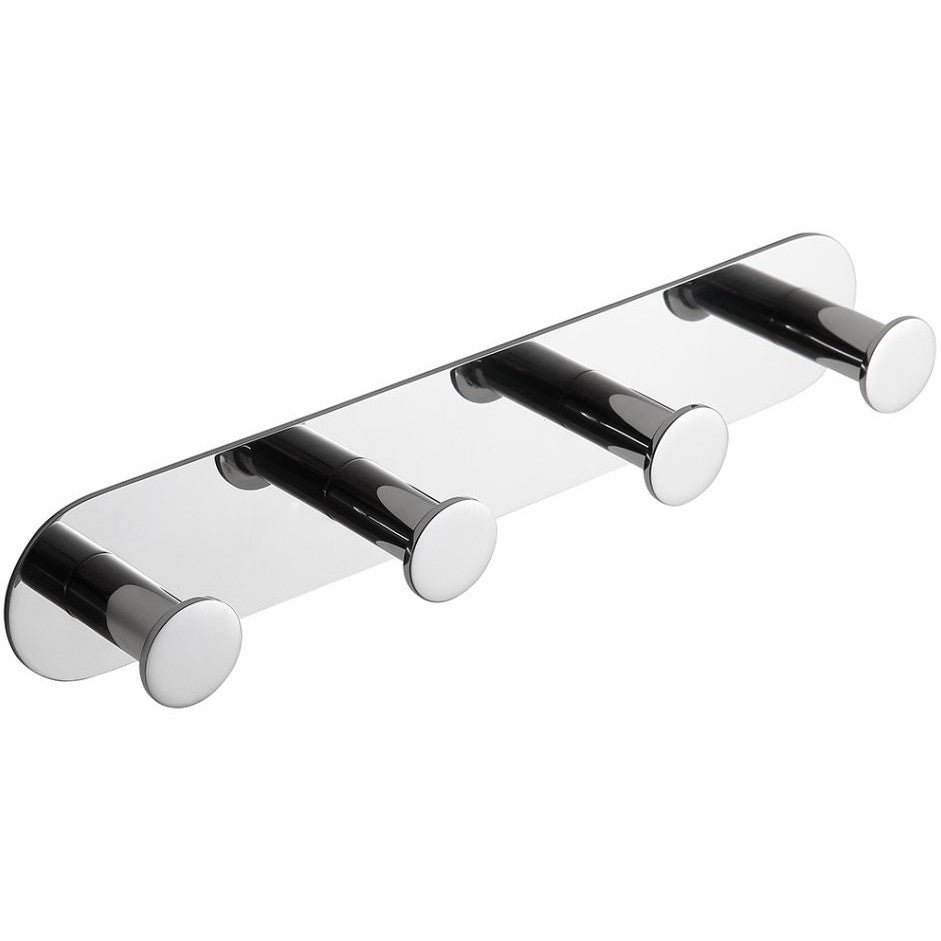 Bemeta Easy Cuier baie rotunjit cu 4 brate, inox lucios