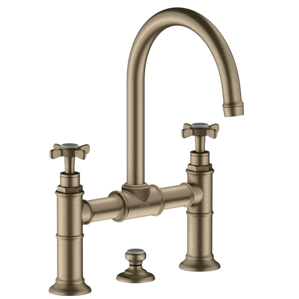 Baterie lavoar Hansgrohe Axor Montreux 220, dubla comanda, cu ventil pop-up