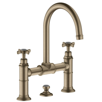 Baterie lavoar Hansgrohe Axor Montreux 220, dubla comanda, cu ventil pop-up