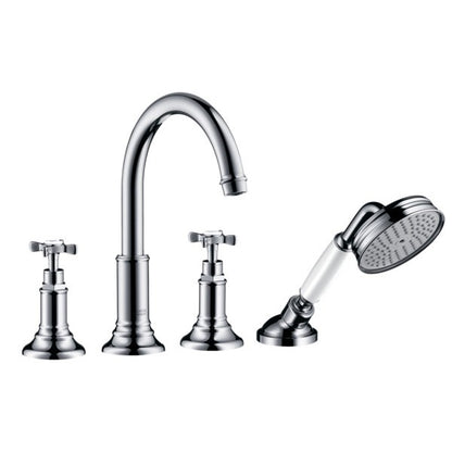 Hansgrohe Axor Montreux Baterie cada dus dubla comanda cu 4 iesiri, montaj langa cada