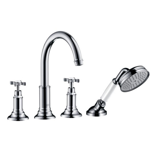 Hansgrohe Axor Montreux Baterie cada dus dubla comanda cu 4 iesiri, montaj langa cada