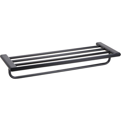 Bemeta Organic Suport prosop baie tip bara tripla 64 cm, negru