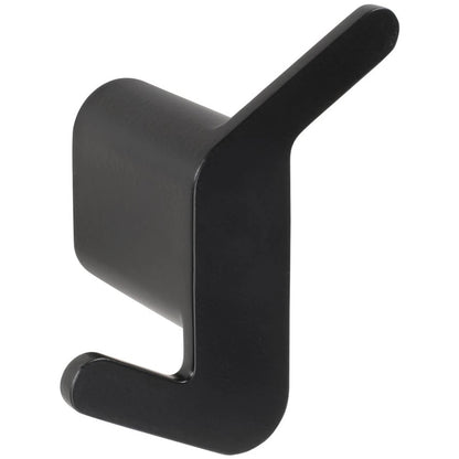 Bemeta Organic Cuier baie dublu 4 cm, varianta dreapta, negru