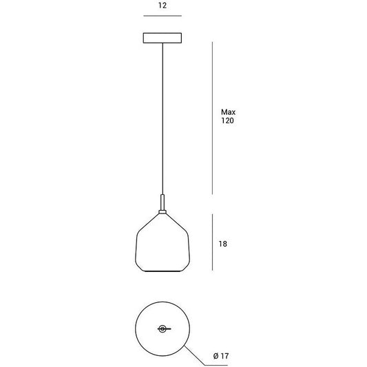 Miloox X-Ray Pendul 1x40W, alb