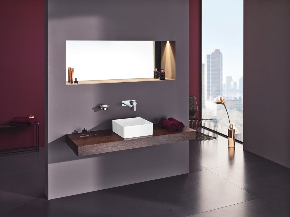 Baterie chiuveta baie incastrata Grohe Lineare, pipa 15 cm