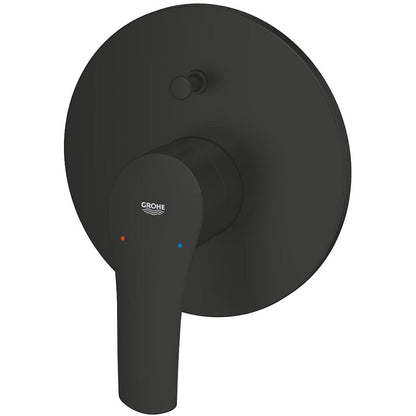 Grohe Eurosmart Baterie cada dus monocomanda incastrata, negru mat