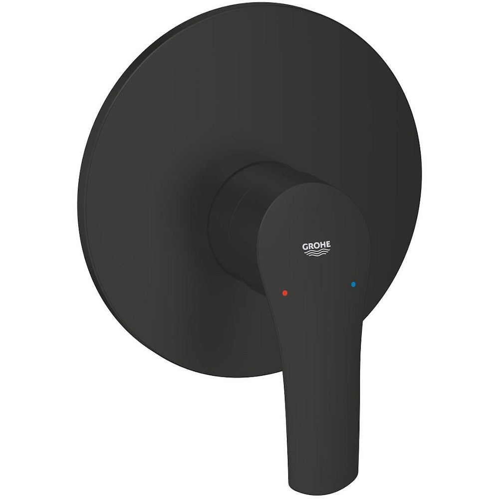 Grohe Eurosmart Baterie dus monocomanda incastrata, negru mat