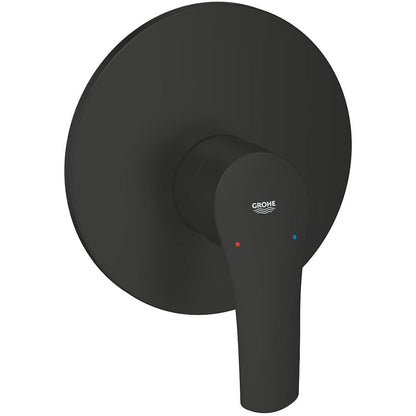 Grohe Eurosmart Baterie dus monocomanda incastrata, negru mat