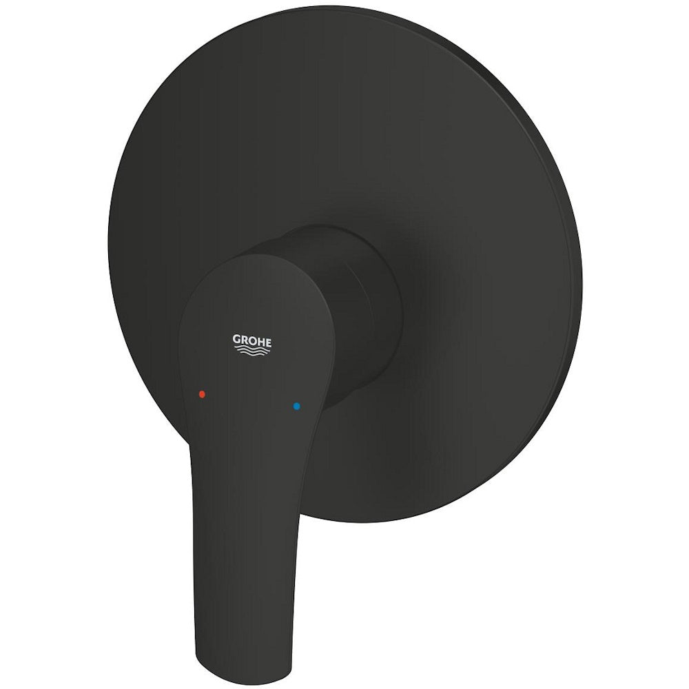 Grohe Eurosmart Baterie dus monocomanda incastrata, negru mat