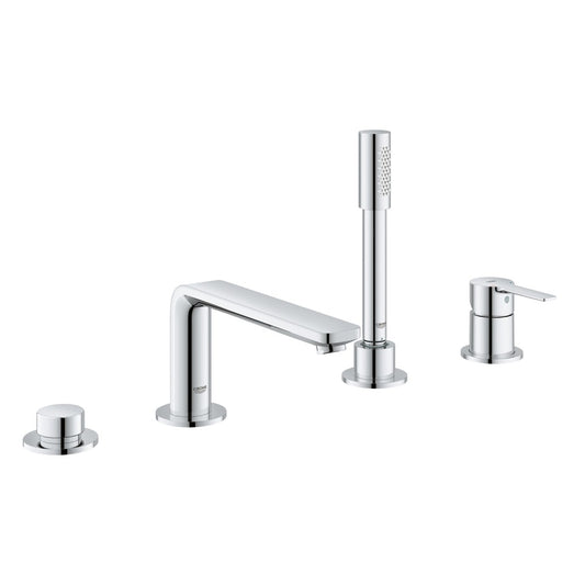 Grohe Lineare Baterie cada dus monocomanda si set dus, 4 orificii, crom