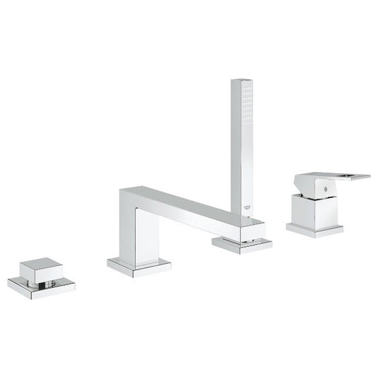Grohe Eurocube Baterie cada dus monocomanda cu set dus, montaj pe cada, crom