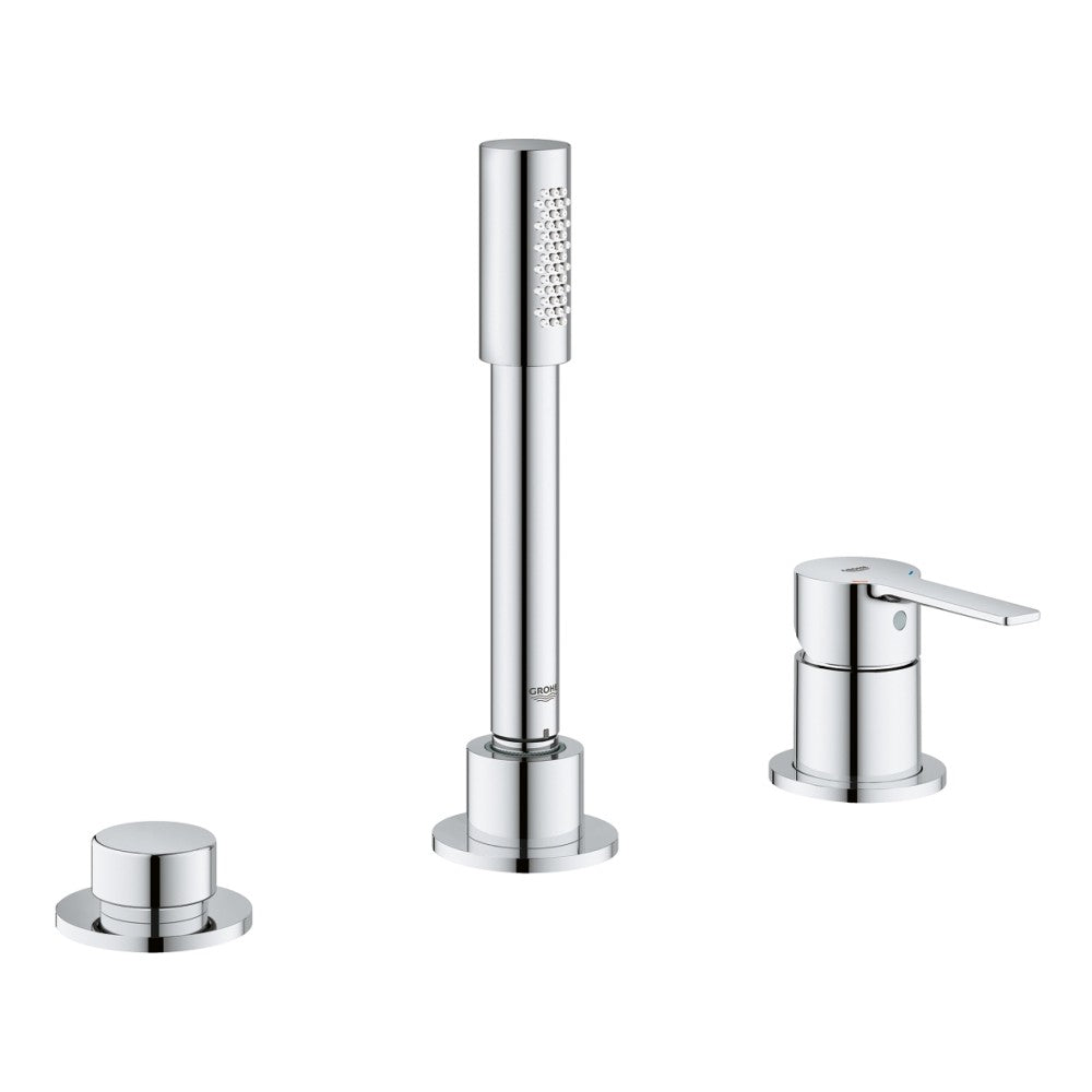 Grohe Lineare Baterie cada dus monocomanda cu set dus, 3 orificii, crom