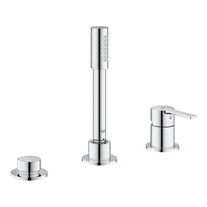 Grohe Lineare Baterie cada dus monocomanda cu set dus, 3 orificii, crom