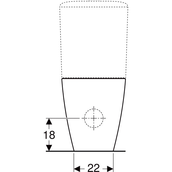Vas WC pe pardoseala Geberit iCon Square Rimfree 36x64 cm evacuare orizontala
