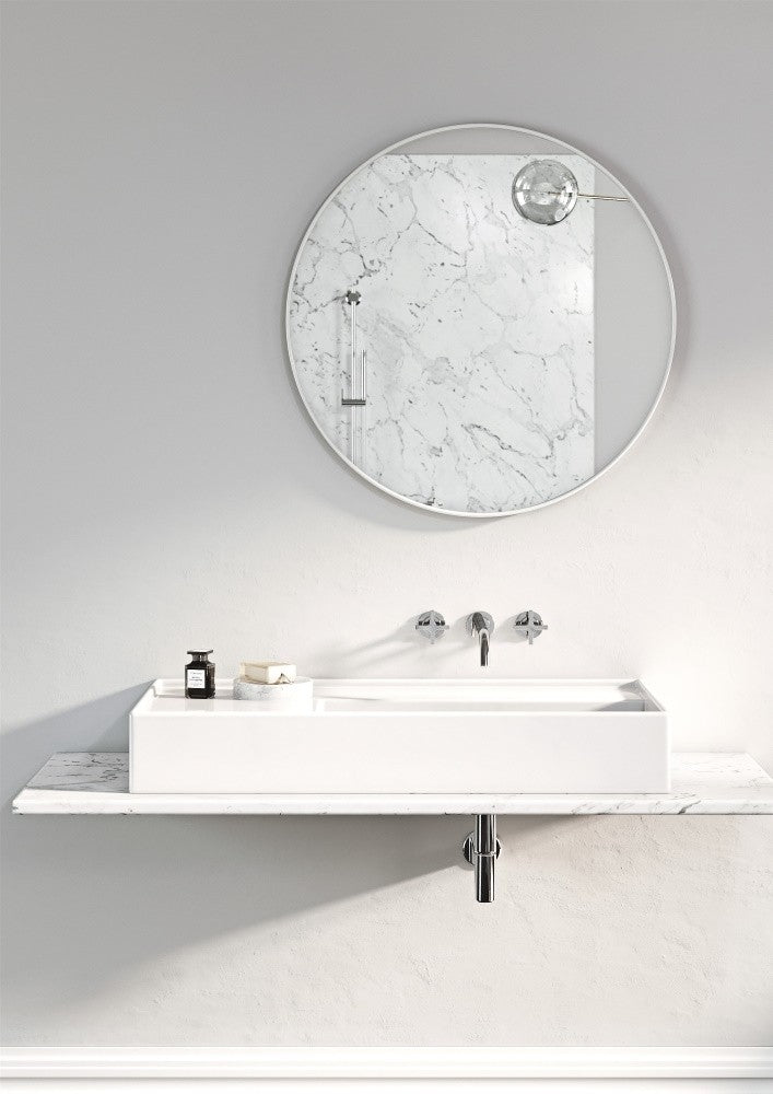 Baterie lavoar incastrata Kludi Nova Fonte Classic, dubla comanda, pipa 18 cm, set complet