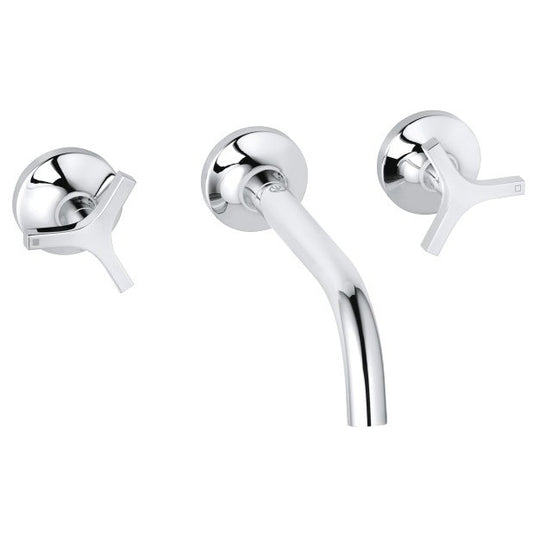 Baterie chiuveta baie incastrata Kludi Nova Fonte Deco, dubla comanda, pipa 18 cm, set complet