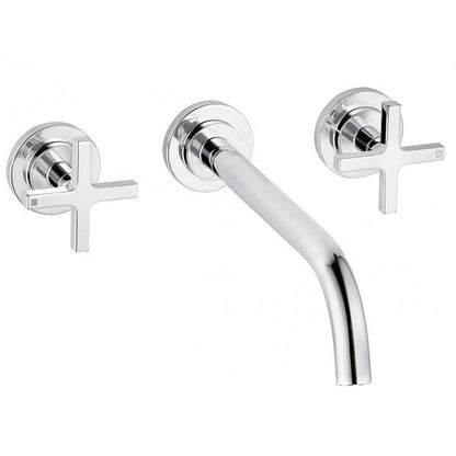 Baterie lavoar incastrata Kludi Nova Fonte Classic, dubla comanda, pipa 24 cm, set complet