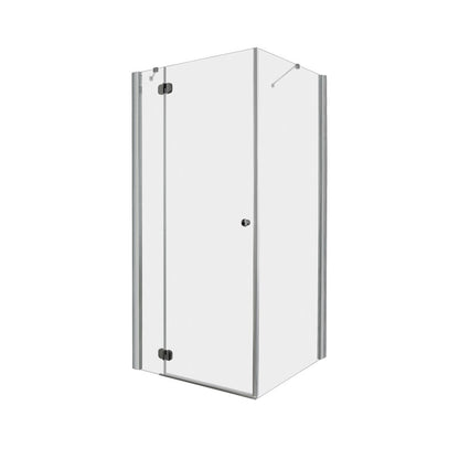 Set promo Cabina dus dreptunghiulara cu usa batanta Radaway Torrenta KDJ 100x80 cm, cadita si sifon