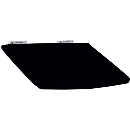 Scaun dus rabatabil dreptunghiular Bemeta , sustinere pe placa, negru