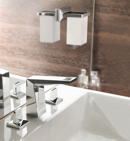 Baterie lavoar Grohe Allure Brilliant, dubla comanda, cu 3 gauri