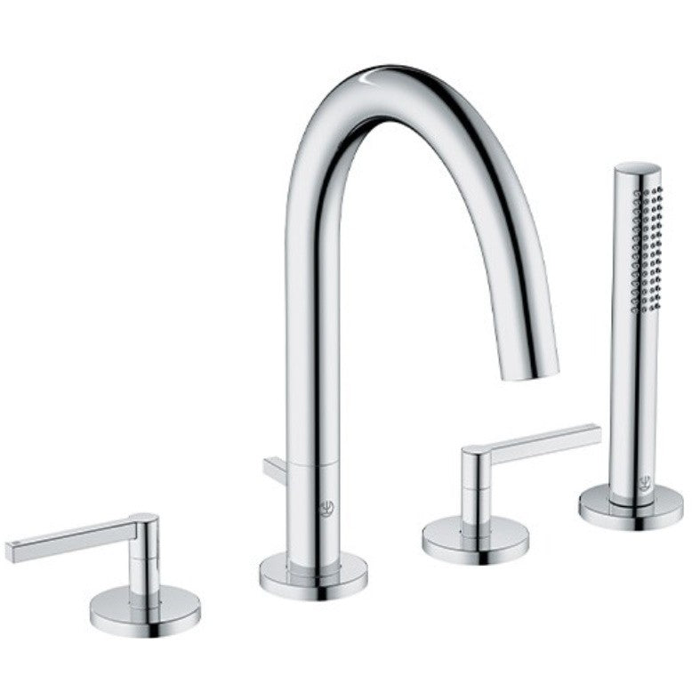 Kludi Nova Fonte Puristic Baterie cada dus dubla comanda cu set dus, crom