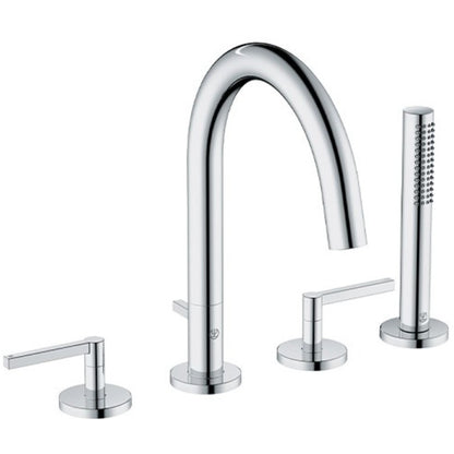 Kludi Nova Fonte Puristic Baterie cada dus dubla comanda cu set dus, crom