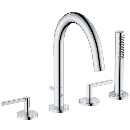 Kludi Nova Fonte Puristic Baterie cada dus dubla comanda cu set dus, crom