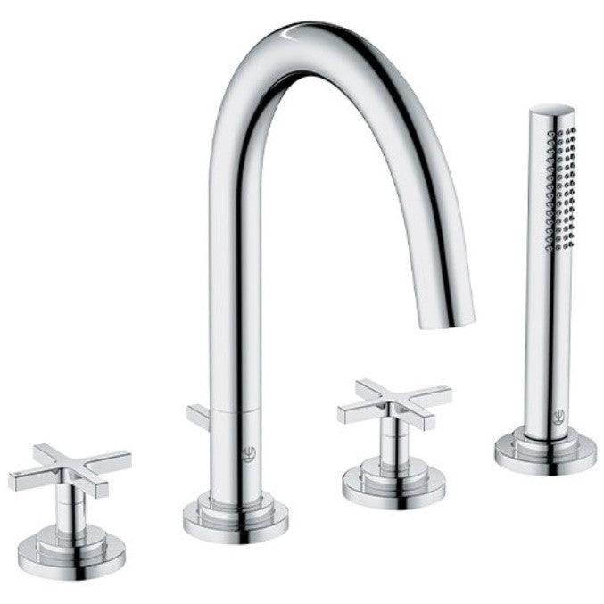Kludi Nova Fonte Classic Baterie cada dus dubla comanda cu set dus