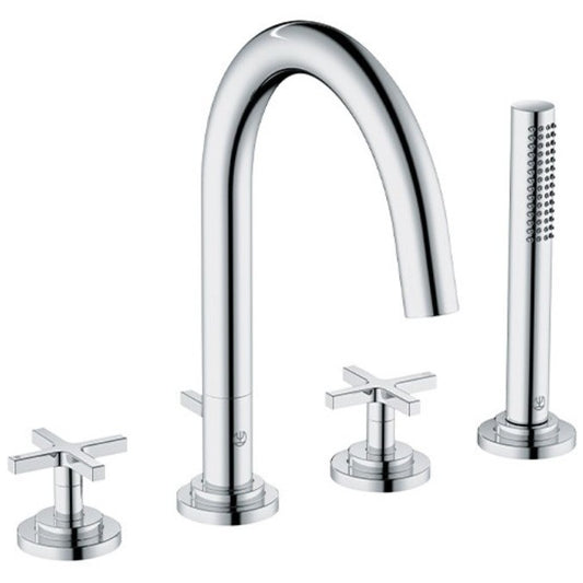 Kludi Nova Fonte Classic Baterie cada dus dubla comanda cu set dus