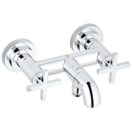 Kludi Nova Fonte Classic Baterie cada dus dubla comanda, crom
